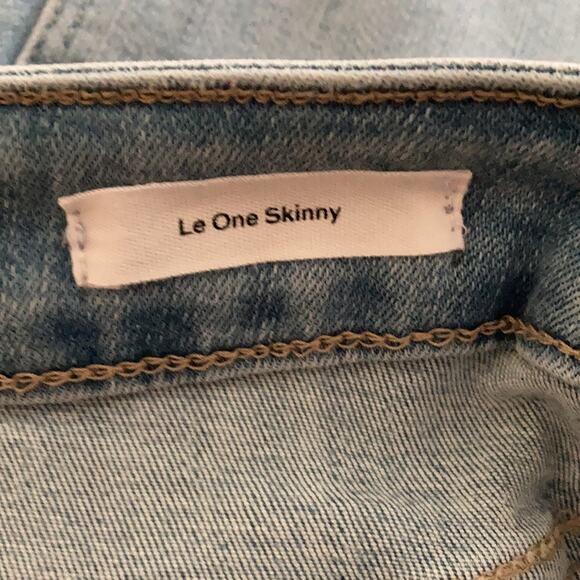 Frame Le One Skinny Caspio Wash Jeans Size 2 (28x28) - Picture 8 of 10